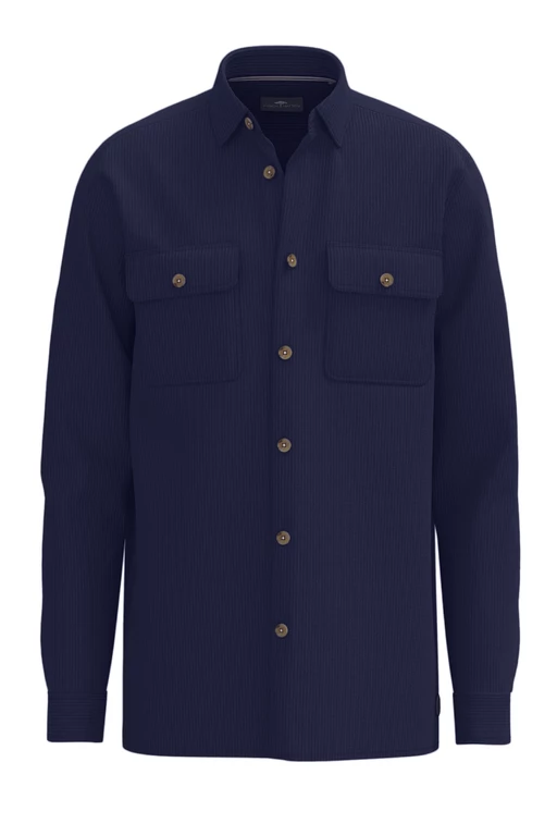 PRINCE OVERSHIRT CORD/MARINBLÅ