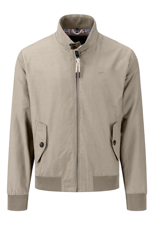 HARRINGTON KLASSISK LUMBERJACKA BEIGE