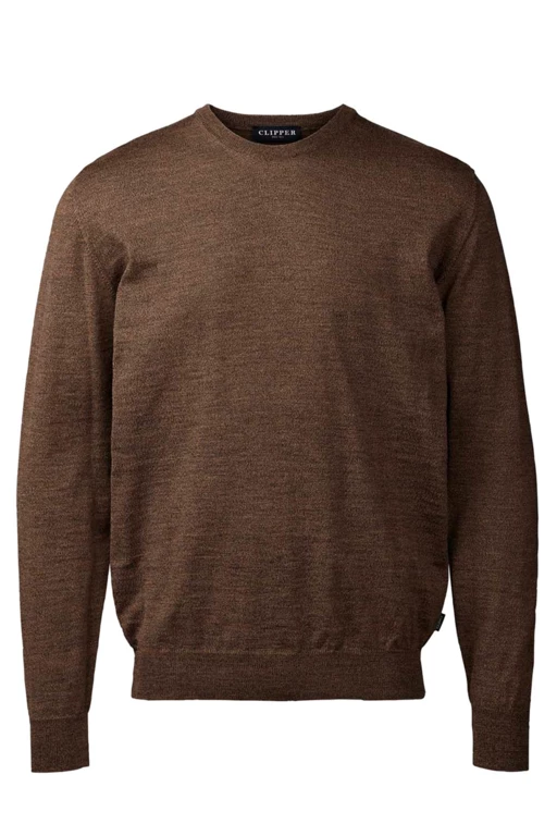 COMO PULLOVER RUNDHALS CAMEL